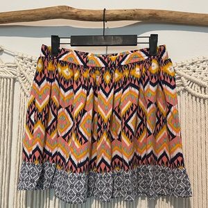 Xhilaration Boho Flowy Beachy Mini Skirt Sz L